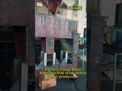 Y81T-400 수압 자동차 발러, 수압 폐기물 금속 발링 프레스 머신