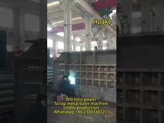 PLC 제어 금속 재활용 발러 기계 자동 800톤 힘 700 * 700mm